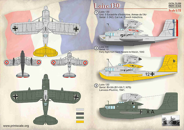 Print Scale 72358 1:72 Loire 130