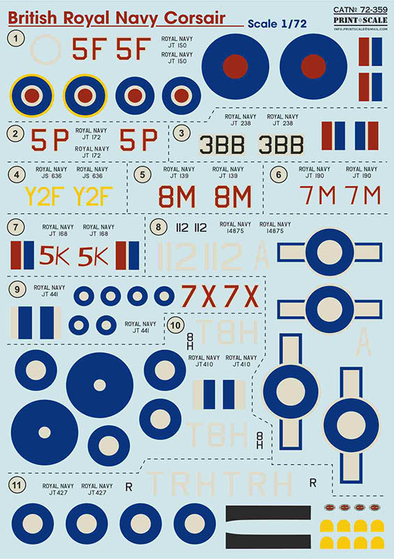 Print Scale 72359 1:72 British Royal Navy Corsair