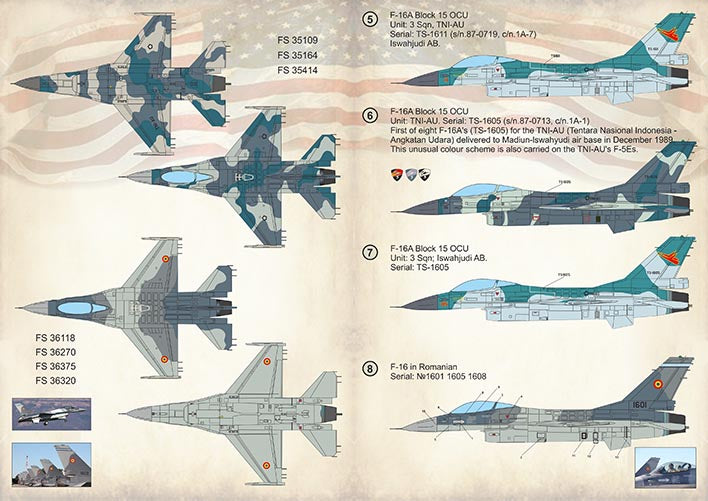 Print Scale 72364 1:72 General-Dynamics F-16A Fighting Falcon