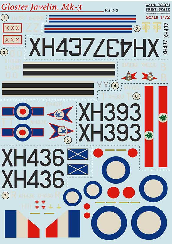 Print Scale 72371 1:72 Gloster Javelin Mk.3 Part 2