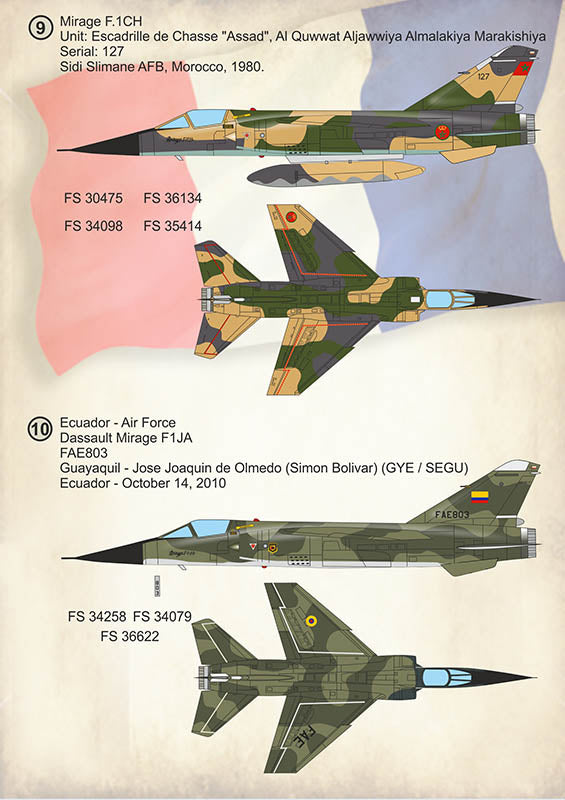 Print Scale 72373 1:72 Dassault Mirage F.1 Part 1