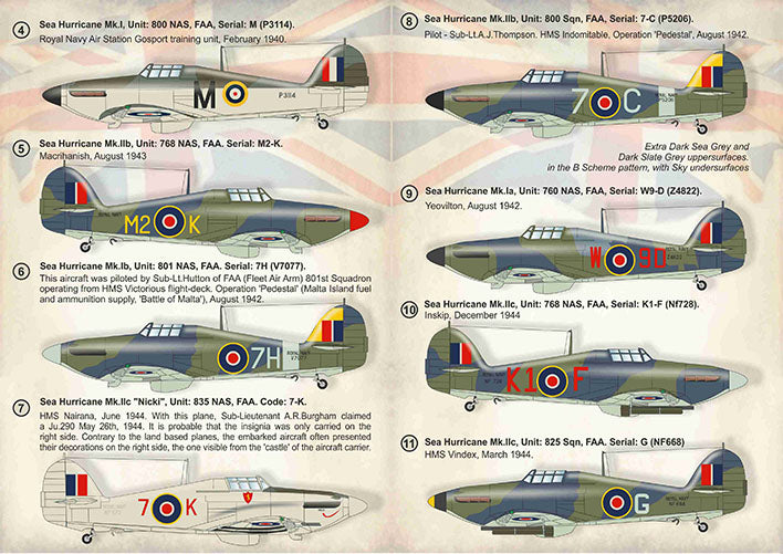 Print Scale 72383 1:72 Hawker Sea Hurricane