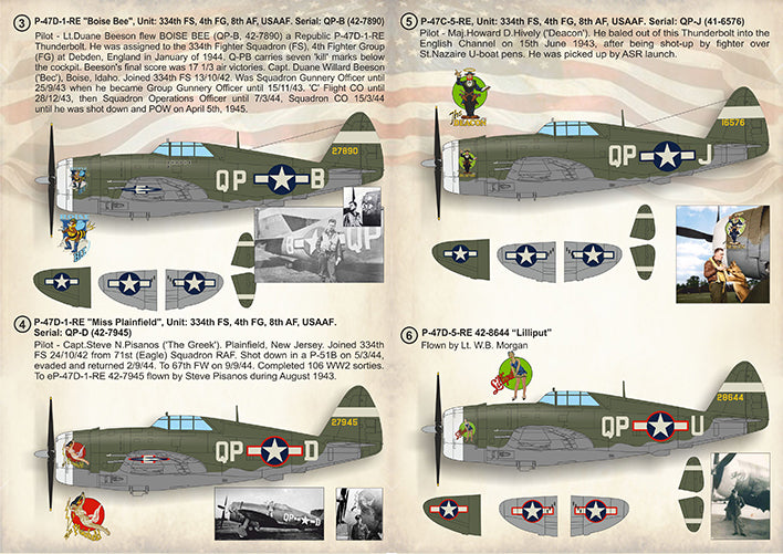 Print Scale 72385 1:72 Republic P-47D Thunderbolt