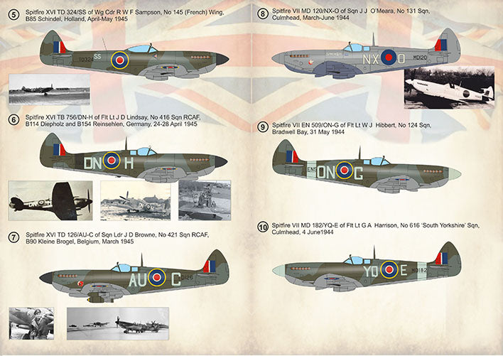 Print Scale 72386 1:72 Supermarine Spitfire Aces of Northwest Europe 1944-45 Part 2