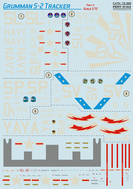 Print Scale 72389 1:72 Grumman S-2 Tracker Part 2