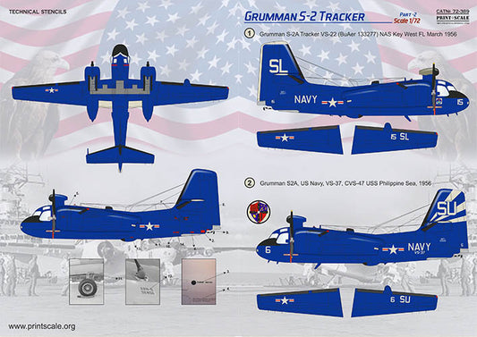 Print Scale 72389 1:72 Grumman S-2 Tracker Part 2