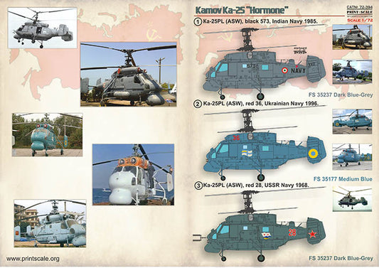 Print Scale 72394 1:72 Kamov Ka-25 'Hormone'