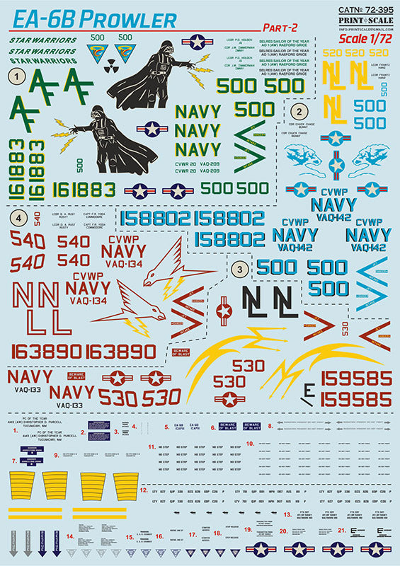 Print Scale 72395 1:72 Grumman EA-6B Prowler Part 2