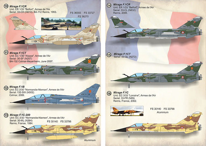 Print Scale 72397 1:72 Dassault Mirage F.1CG Part 2