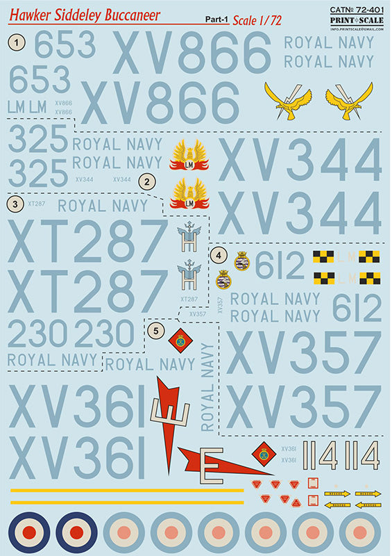 Print Scale 72401 1:72 Blackburn Buccaneer Part 1