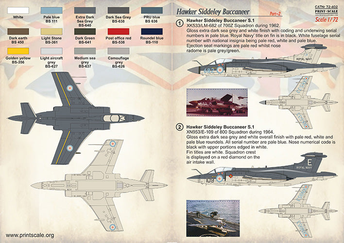 Print Scale 72402 1:72 Blackburn Buccaneer Part 2