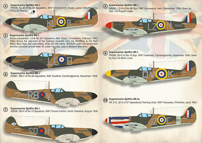 Print Scale 72403 1:72 Supermarine Spitfire Mk.1