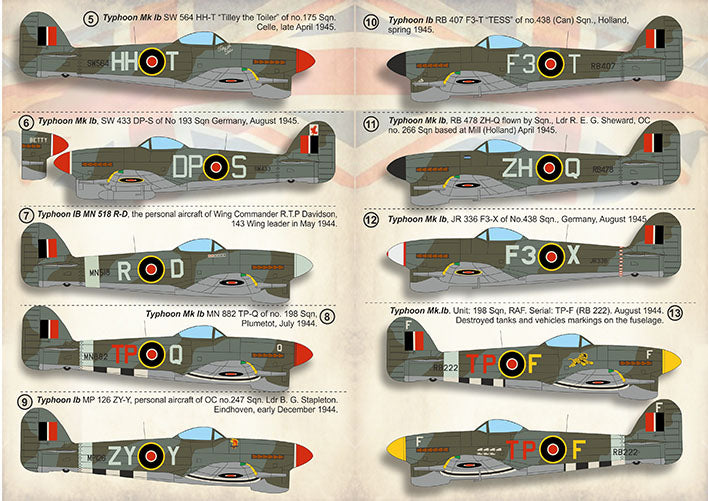 Print Scale 72415 1:72 Hawker Tyhoon Mk.Ib