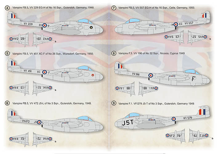 Print Scale 72422 1:72 De Havilland FB Vampire