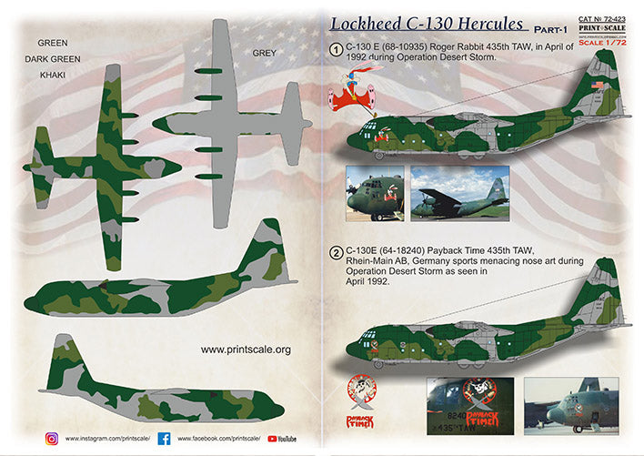 Print Scale 72423 1:72 Lockheed C-130 Hercules Part 1