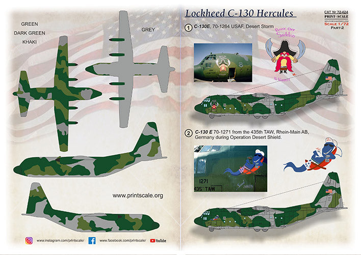 Print Scale 72424 1:72 Lockheed C-130 Hercules Part 2