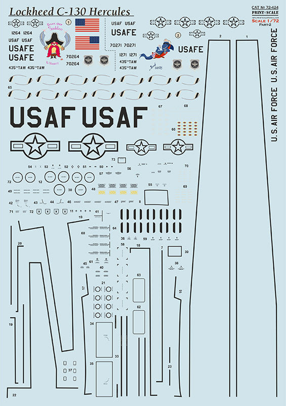 Print Scale 72424 1:72 Lockheed C-130 Hercules Part 2