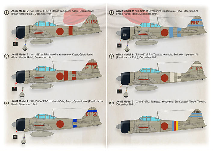 Print Scale 72426 1:72 Mitsubishi A6M2 Zero-Sen Aces Part 1