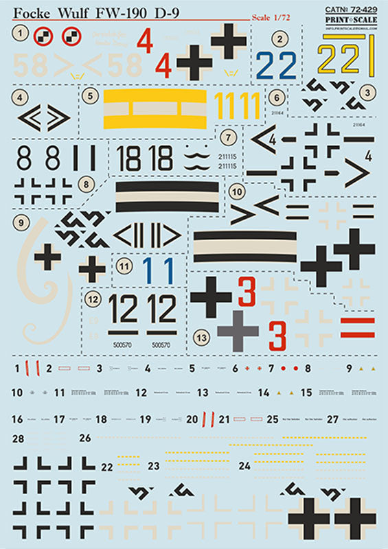 Print Scale 72429 1:72 Focke-Wulf Fw-190D-9 Part 1