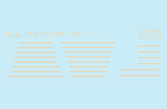 Print Scale 72429 1:72 Focke-Wulf Fw-190D-9 Part 1