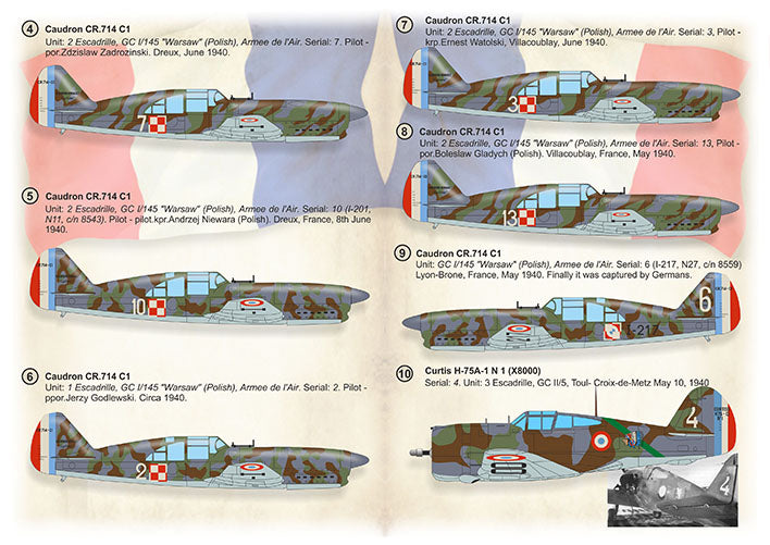 Print Scale 72431 1:72 Battle of France 1940 French Aces Part 2