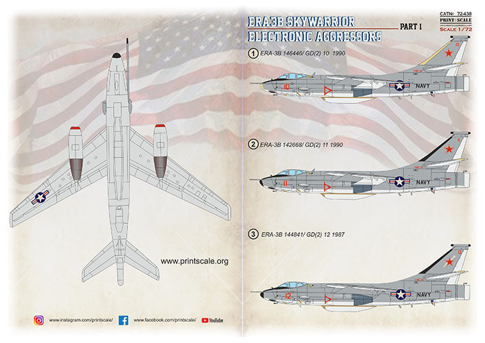 Print Scale 72438 1:72 Douglas ERA-3B Skywarrior Part 1
