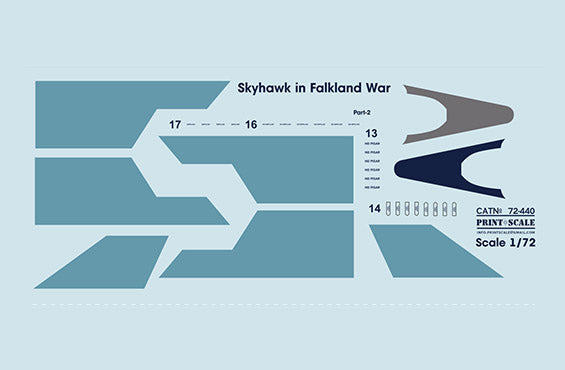 Print Scale 72440 1:72 Douglas Skyhawk in Falkland War Part 2