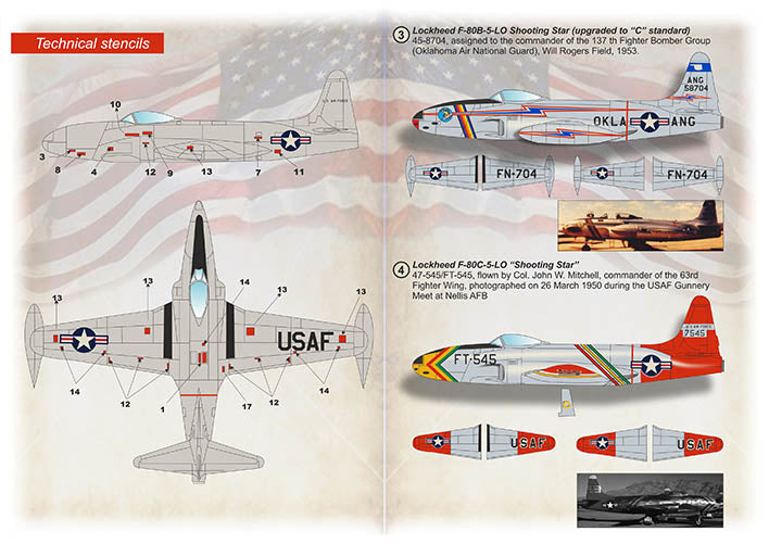 Print Scale 72447 1:72 Lockheed F-80 USA & Europe Part 1