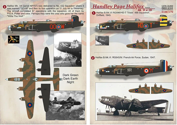 Print Scale 72453 1:72 Handley-Page Halifax Part 4