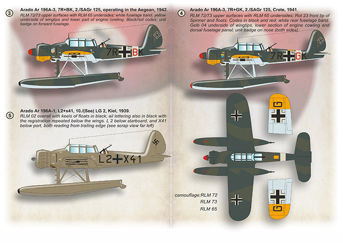 Print Scale 72461 1:72 Arado Ar-196 WWII