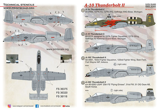 Print Scale 72465 1:72 Fairchild A-10C Thunderbolt II Part 3