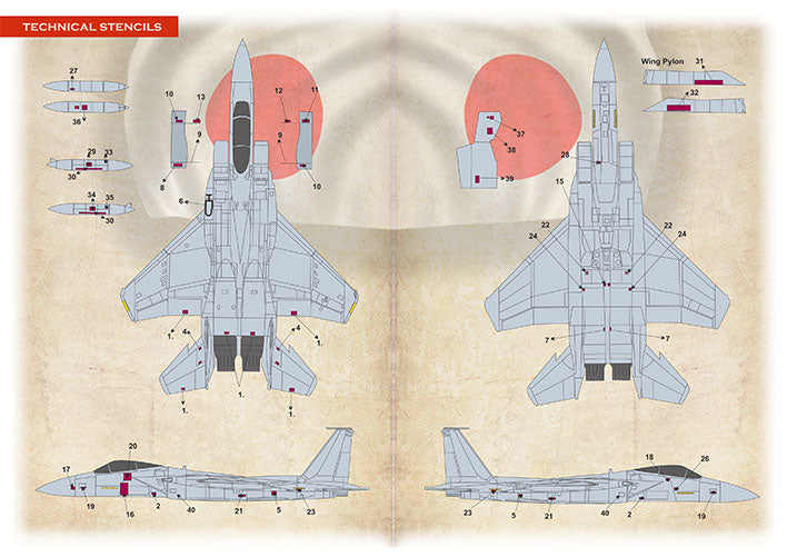 Print Scale 72466 1:72 Mitsubishi F-15J Eagle White Dragon