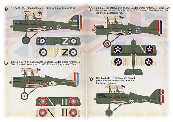 Print Scale 72467 1:72 Royal Aircraft Factory S.E.5