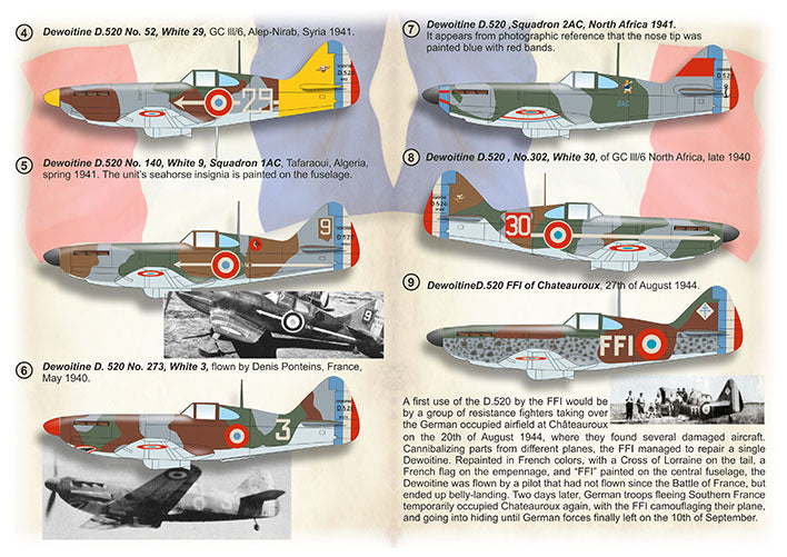 Print Scale 72481 1:72 Dewoitine D.520 Part 2