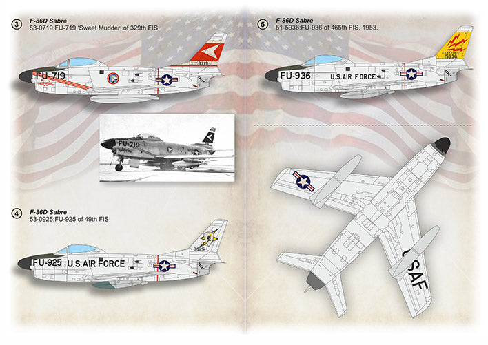 Print Scale 72482 1:72 North-American F-86D Sabre