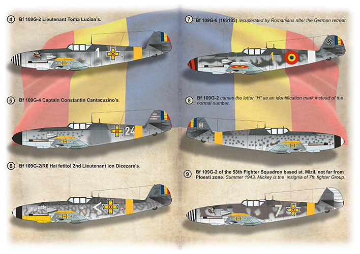 Print Scale 72-507 1:72 Messerschmitt Bf-109 Romanians Part 1