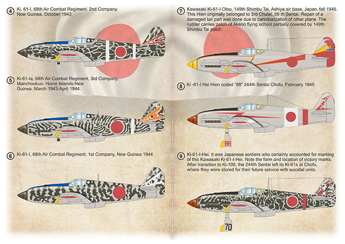 Print Scale 72509 1:72 Kawasaki Ki-61