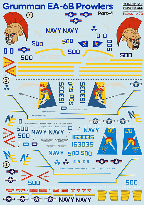 Print Scale 72-512 1:72 EA-6 Prowler Part 4