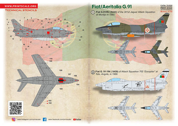Print Scale 72530 1:72 Fiat G.911