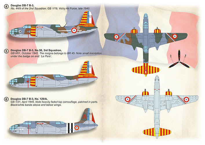 Print Scale 72537 1:72 Douglas DB-7 French Air Force