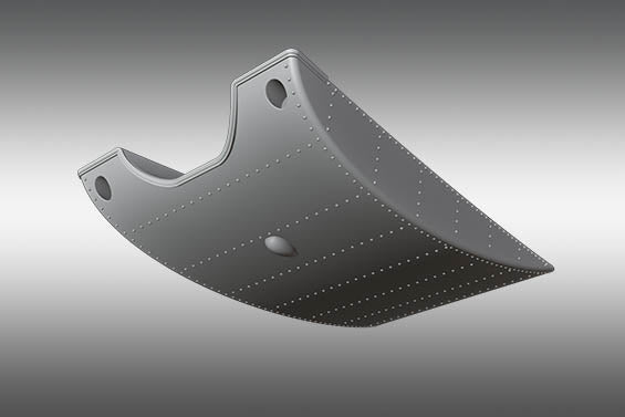 Print Scale PSR32020 1:32 Supermarine Spitfire Slipper Drop Tank – 45 Gallons, 1pc