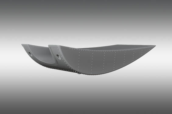 Print Scale PSR32021 1:32 Supermarine Spitfire Slipper Drop Tank – 90 Gallons, 1pc