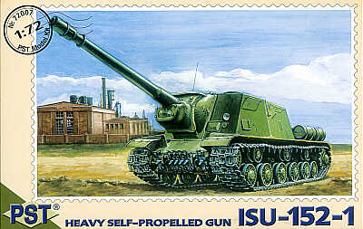 PST 72007 1:72 Soviet ISU-152-1 Heavy Self-Propelled Gun