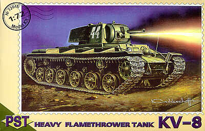 PST 72015 1:72 Soviet KV-8 Flame Thrower