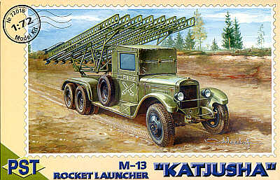 PST 72018 1:72 M-13 (Soviet ZIS-6) Katjusha Rocket Launcher