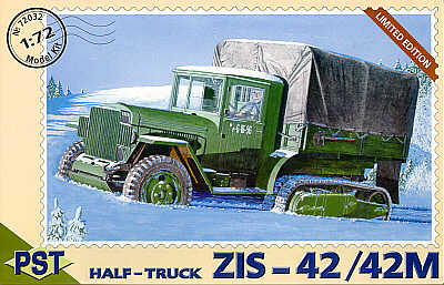 PST 72032 1:72 Soviet ZIS-42/42M Half-Truck