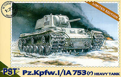 PST 72036 1:72 Panzer Pz.Kpfw.I/IA Heavy Tank