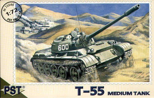 PST 72046 1:72 Soviet T-55 Medium Tank