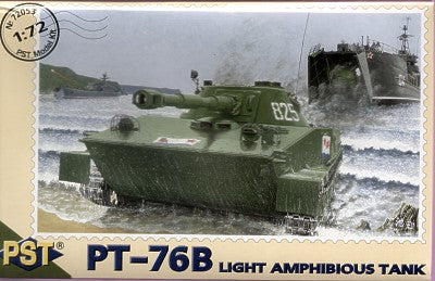 PST 72053 1:72 Soviet PT-76 B Light Amphibious Tank