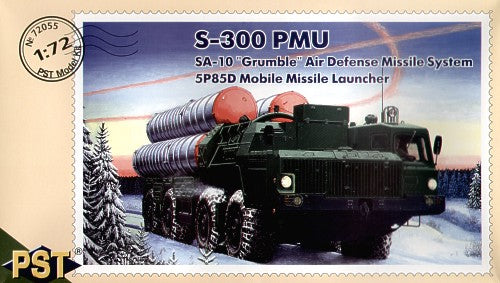 PST 72055 1:72 5P85D Mobil Missile Launcher of SA-10 'Grumble' (S-300PMU) Air Defense System